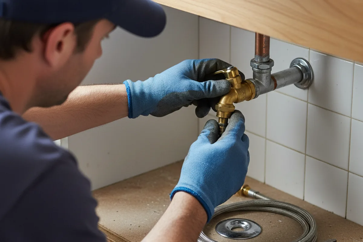 Shutoff valve and fitting work during Faucet and Fixture Repair in Arlington Heights